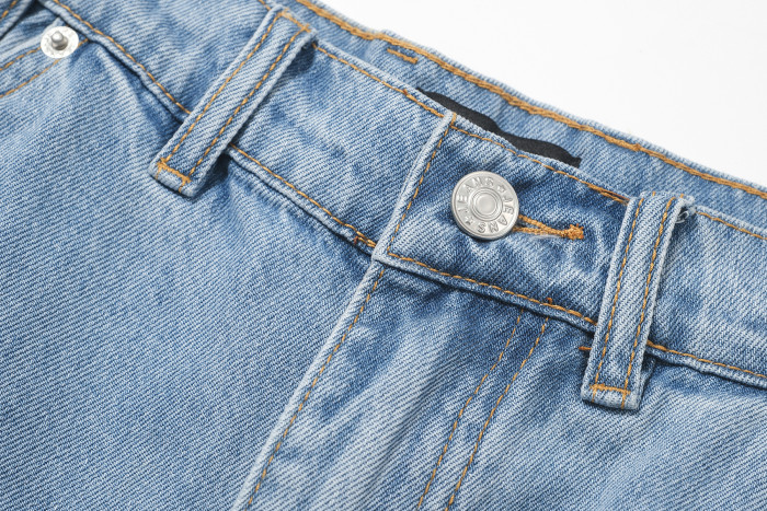 2025 New 1: 1 high quality version Jeans summer shorts adjustable looseness