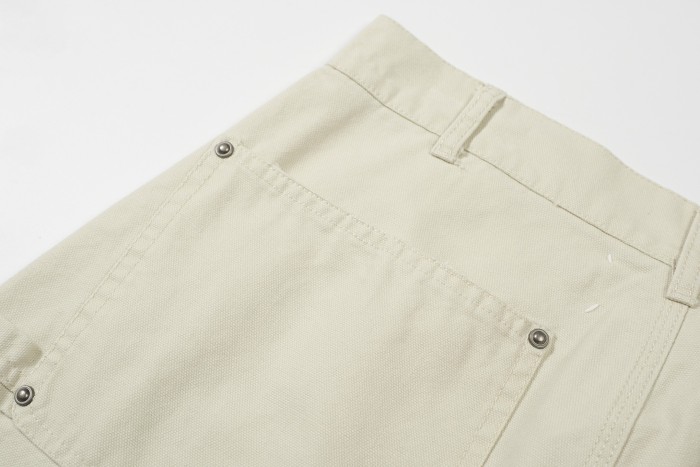 2025 new style 1.1 distressed and worn workwear pocket shorts