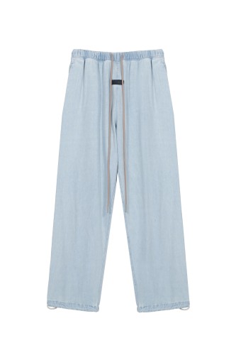 2025 New style 1.1 washed drawstring denim trousers