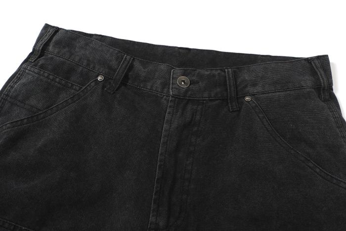 2025 new style 1.1 distressed and worn workwear pocket shorts