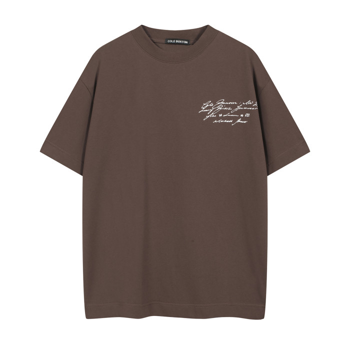 2025 New 1: 1 high quality version Cole Buxton printing Logo T-shirt Short sleeve