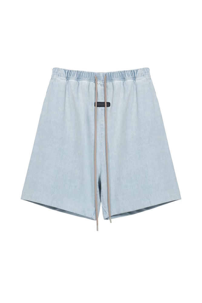 2025 New style 1.1 washed drawstring denim shorts