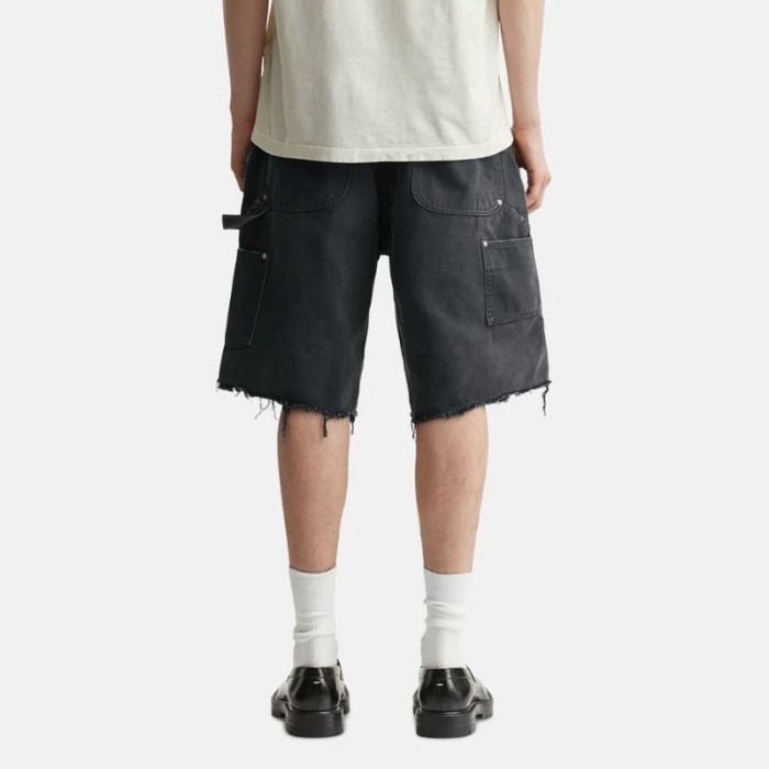 2025 new style 1.1 distressed and worn workwear pocket shorts