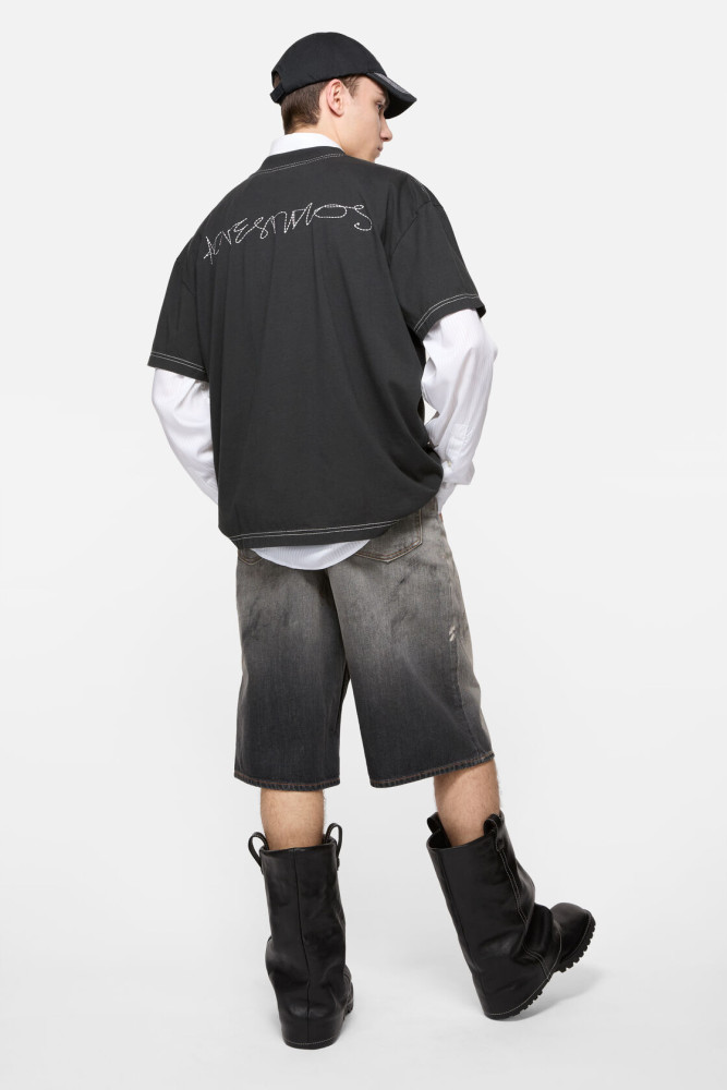 25 new 1:1 high-quality embroidered Logo short-sleeved style