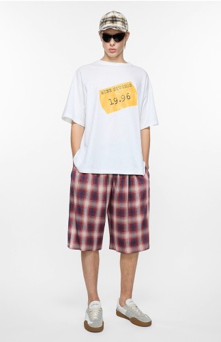 25 New style 1.1 High-quality red checkered shorts