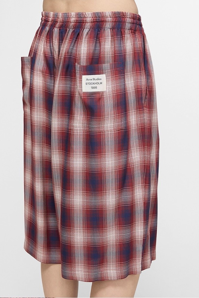 25 New style 1.1 High-quality red checkered shorts