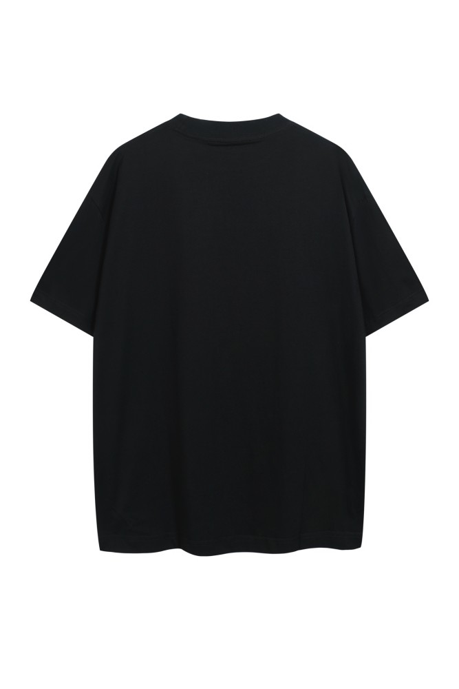 25 New style 1.1 High-quality patchwork embroidered LOGO short-sleeved shirt