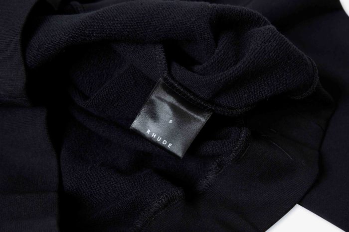 RHUDE 1.1 High-quality LOGO letter printed hooded sweatshirt