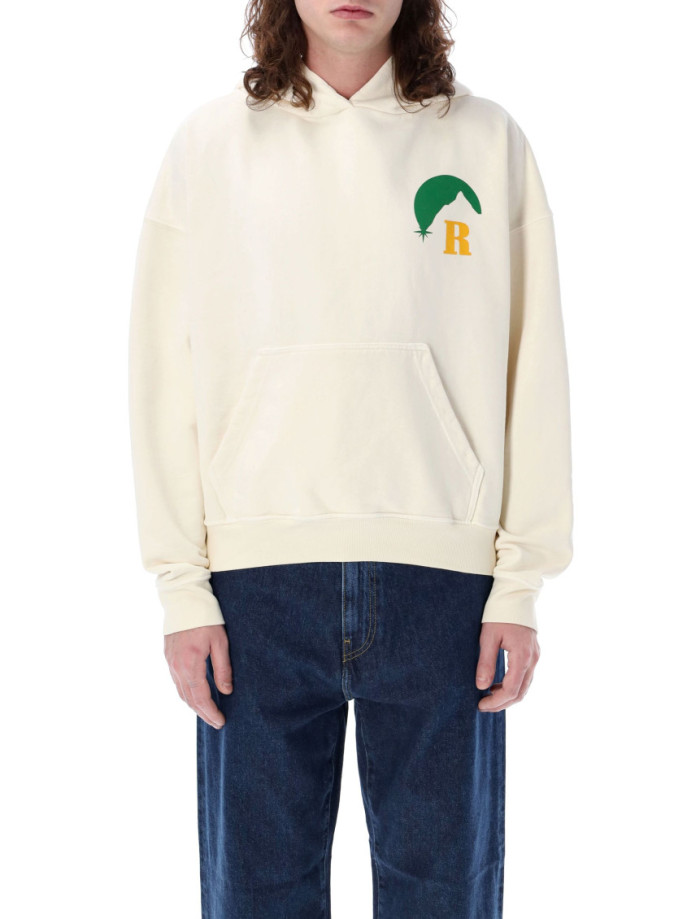 RHUDE 1.1 High-quality LOGO letter printed hooded sweatshirt