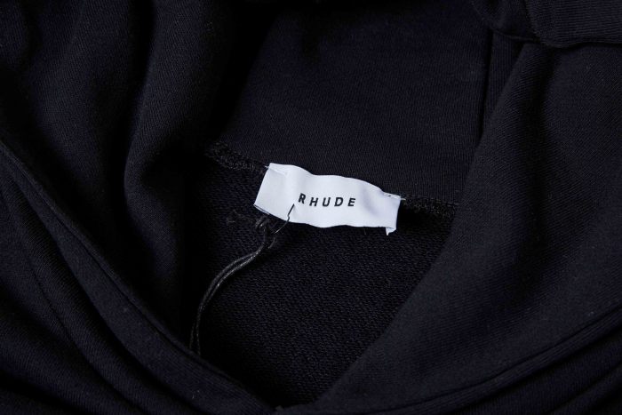 RHUDE 1.1 High-quality LOGO letter printed hooded sweatshirt