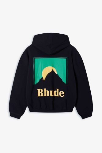 RHUDE 1.1 High-quality LOGO letter printed hooded sweatshirt