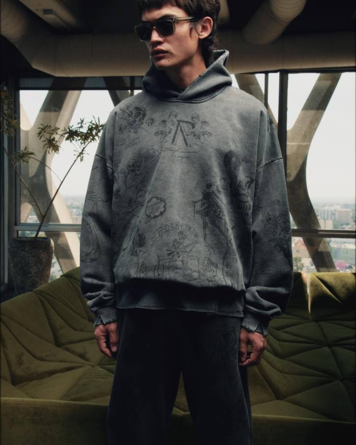 REP's new 1.1 high-quality LOGO printed hooded sweatshirt