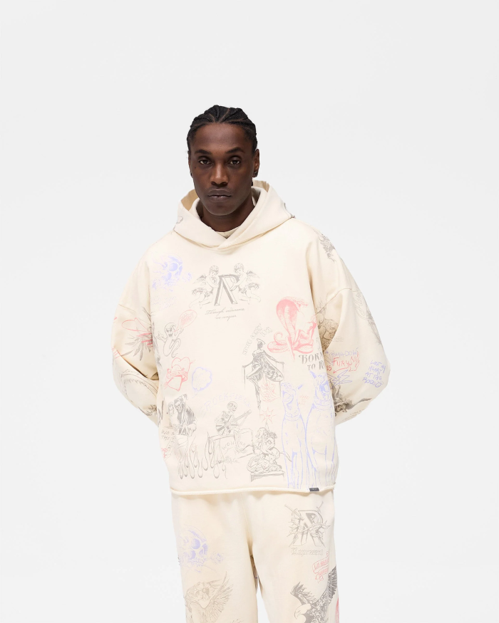 REP's new 1.1 high-quality LOGO printed hooded sweatshirt
