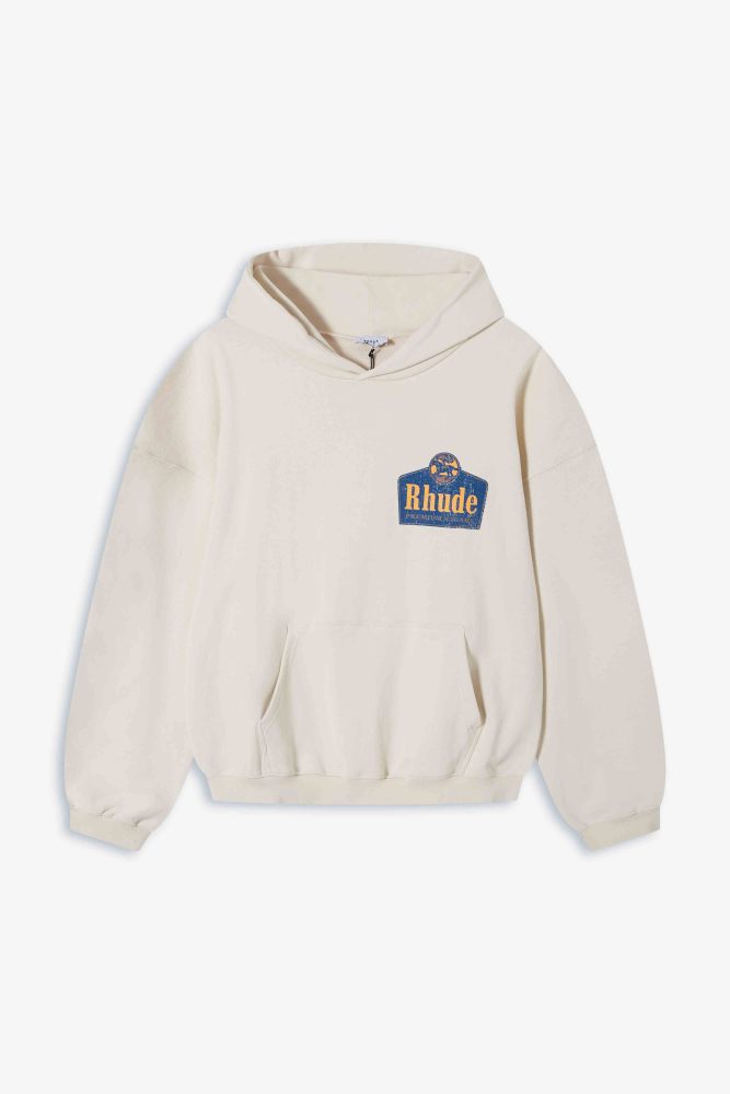 RHUDE 1.1 High-quality LOGO letter printed hooded sweatshirt