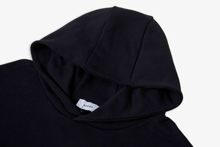 RHUDE 1.1 High-quality LOGO letter printed hooded sweatshirt