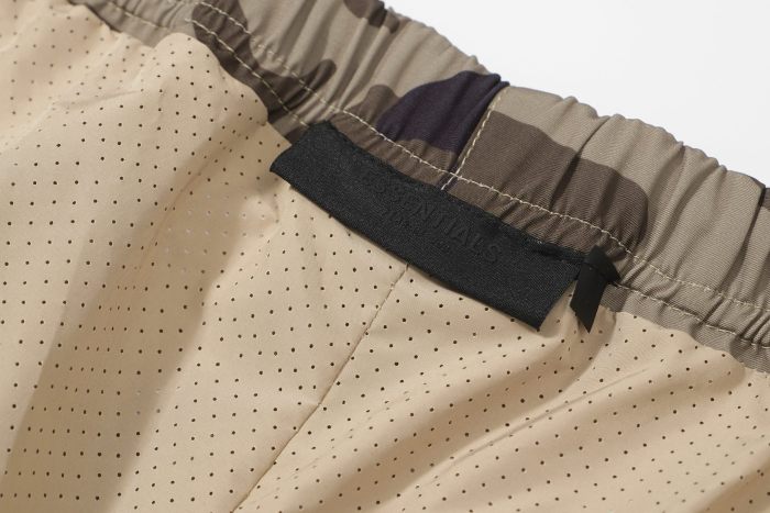 ESS 24FW 1.1 High-quality drawstring woven camouflage cargo pants
