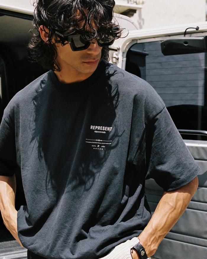 25 New 1: 1 high quality version printing Logo T-shirt Short sleeve