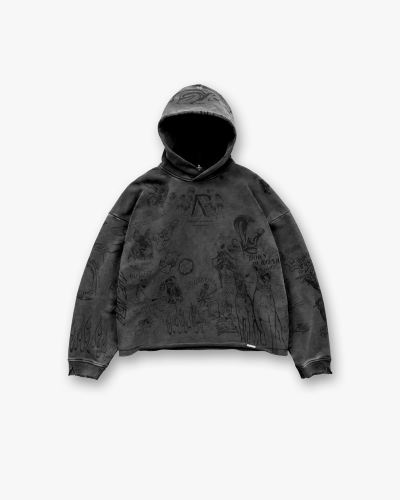 REP's new 1.1 high-quality LOGO printed hooded sweatshirt