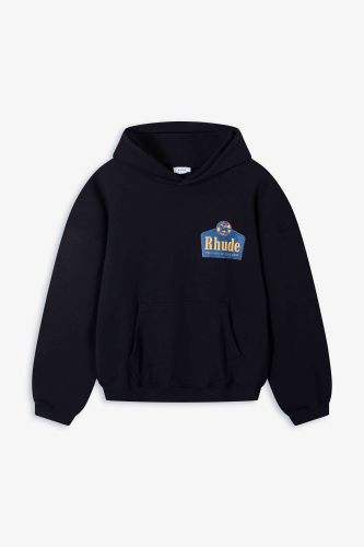 RHUDE 1.1 High-quality LOGO letter printed hooded sweatshirt