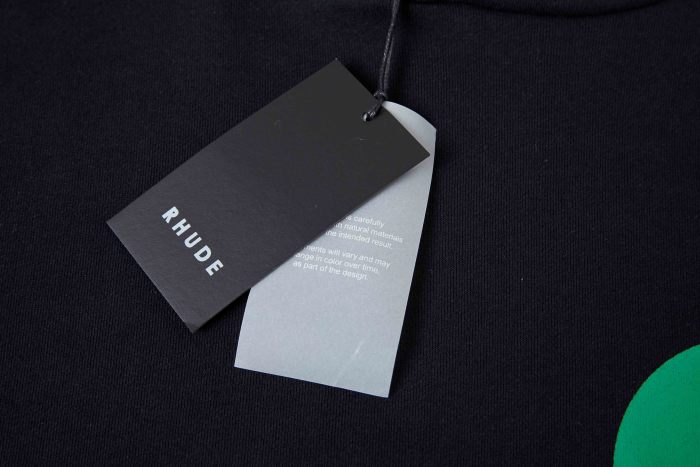 RHUDE 1.1 High-quality LOGO letter printed hooded sweatshirt