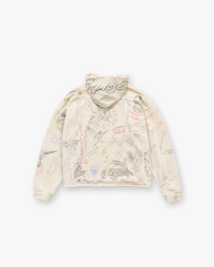 REP's new 1.1 high-quality LOGO printed hooded sweatshirt