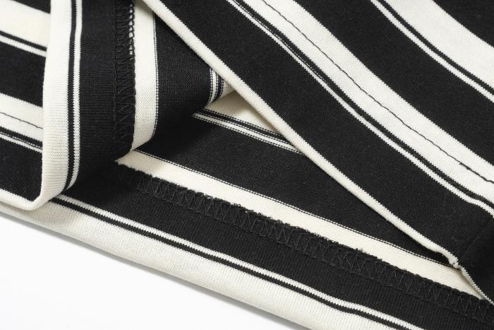 25 New style 1.1 High-quality embroidered striped short-sleeved shirt