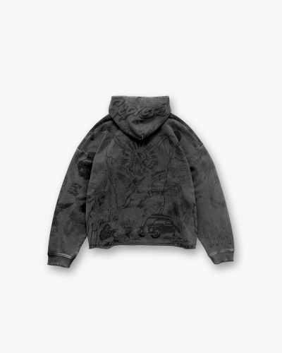 REP's new 1.1 high-quality LOGO printed hooded sweatshirt