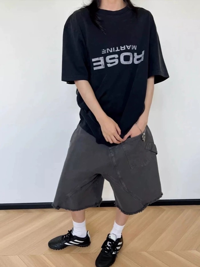 25 New 1: 1 high quality version printing Logo T-shirt Short sleeve