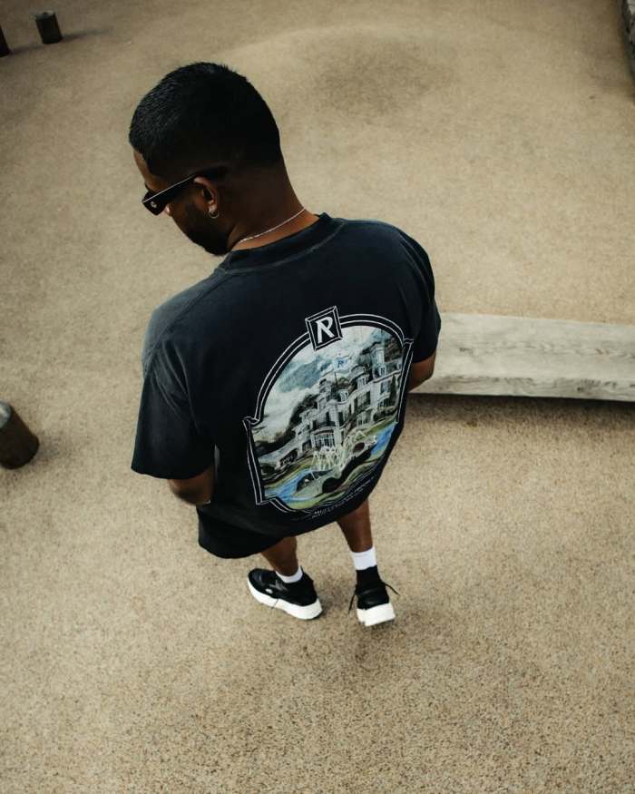 25 New 1: 1 high quality version printing Logo T-shirt Short sleeve