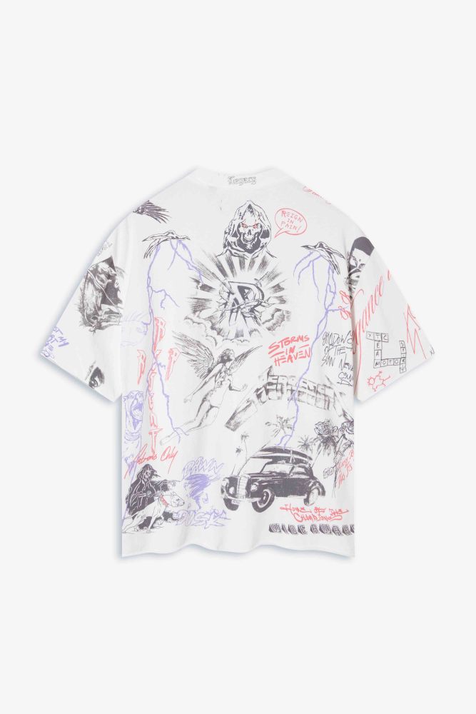 25 New 1: 1 high quality version printing Logo T-shirt Short sleeve