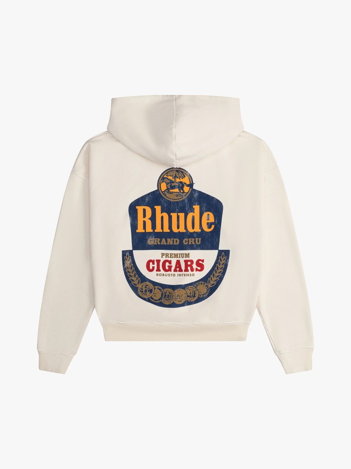 RHUDE 1.1 High-quality LOGO letter printed hooded sweatshirt