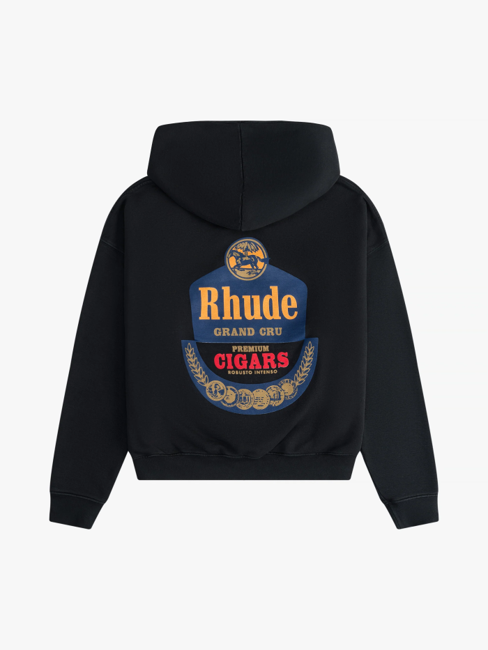 RHUDE 1.1 High-quality LOGO letter printed hooded sweatshirt