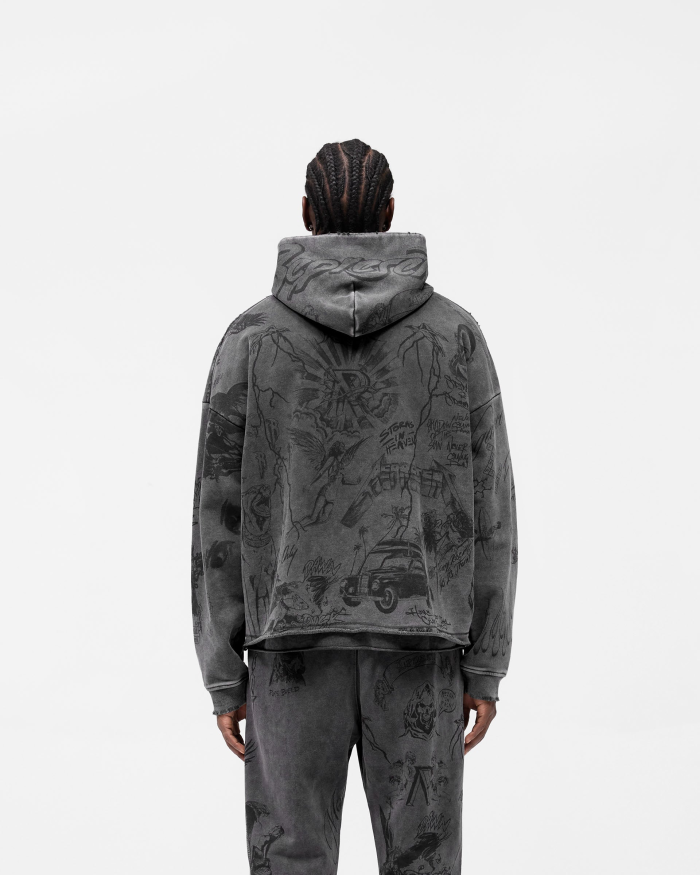 REP's new 1.1 high-quality LOGO printed hooded sweatshirt