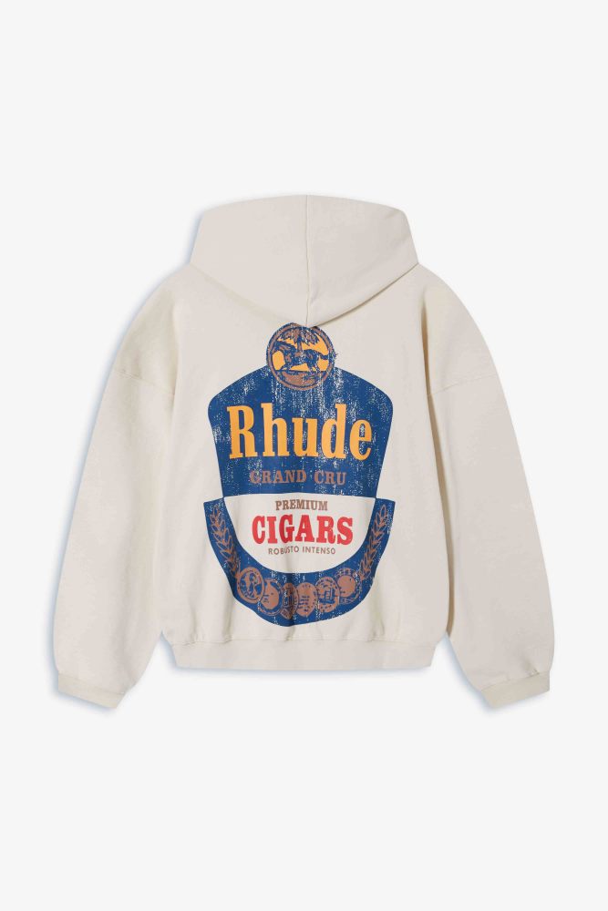 RHUDE 1.1 High-quality LOGO letter printed hooded sweatshirt