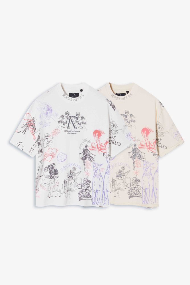 25 New 1: 1 high quality version printing Logo T-shirt Short sleeve