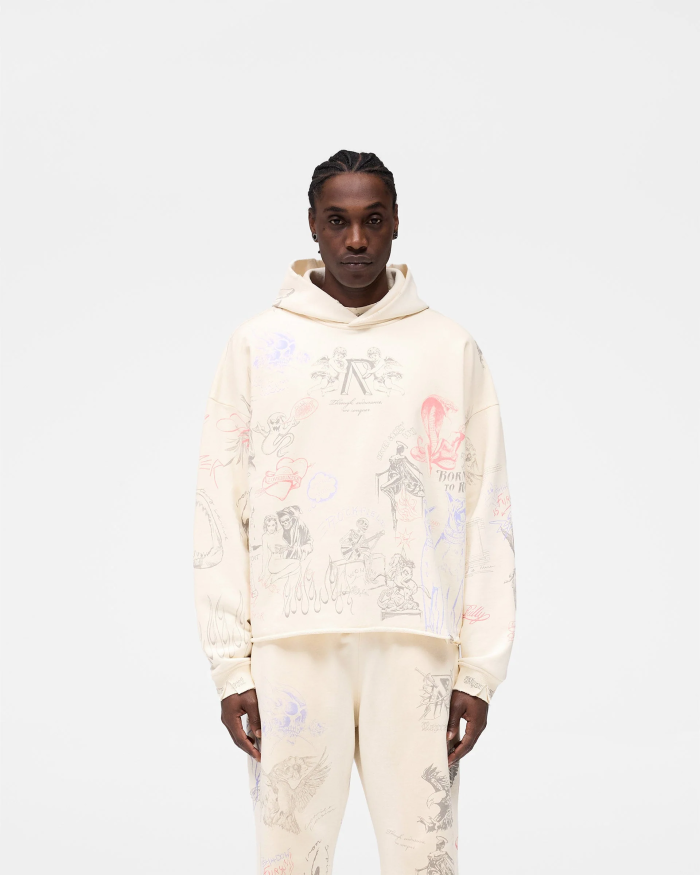 REP's new 1.1 high-quality LOGO printed hooded sweatshirt