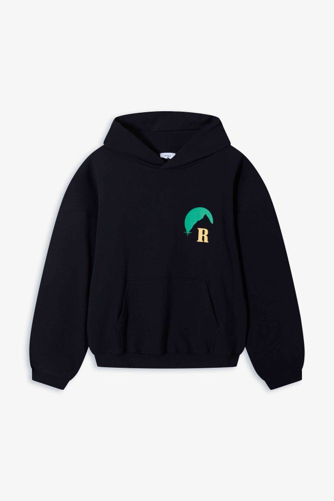 RHUDE 1.1 High-quality LOGO letter printed hooded sweatshirt