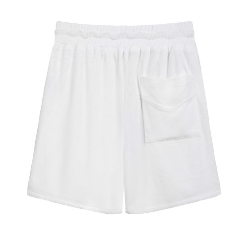 2025 summer new white the leisure sport loose knit short
