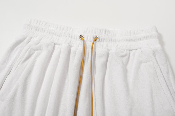 2025 summer new white the leisure sport loose knit short