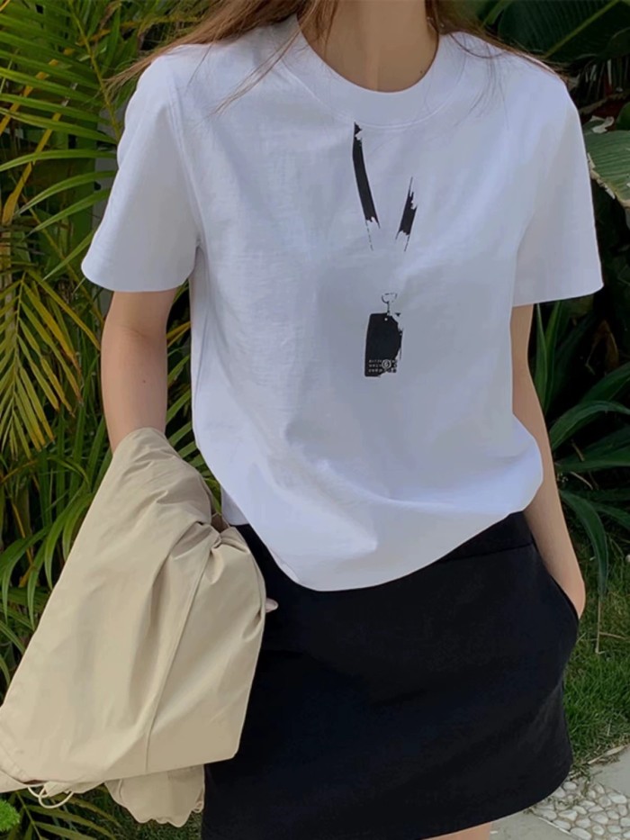 2025 New 1: 1 high quality version printing Logo T-shirt Short sleeve