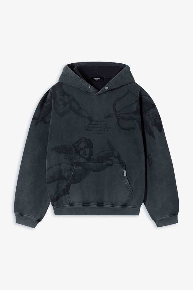 2025 New style 1.1 High-quality English logo printed hooded sweatshirt