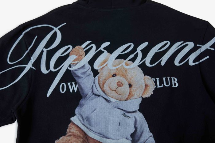 2025 New style 1.1 High-quality English logo printed hooded sweatshirt