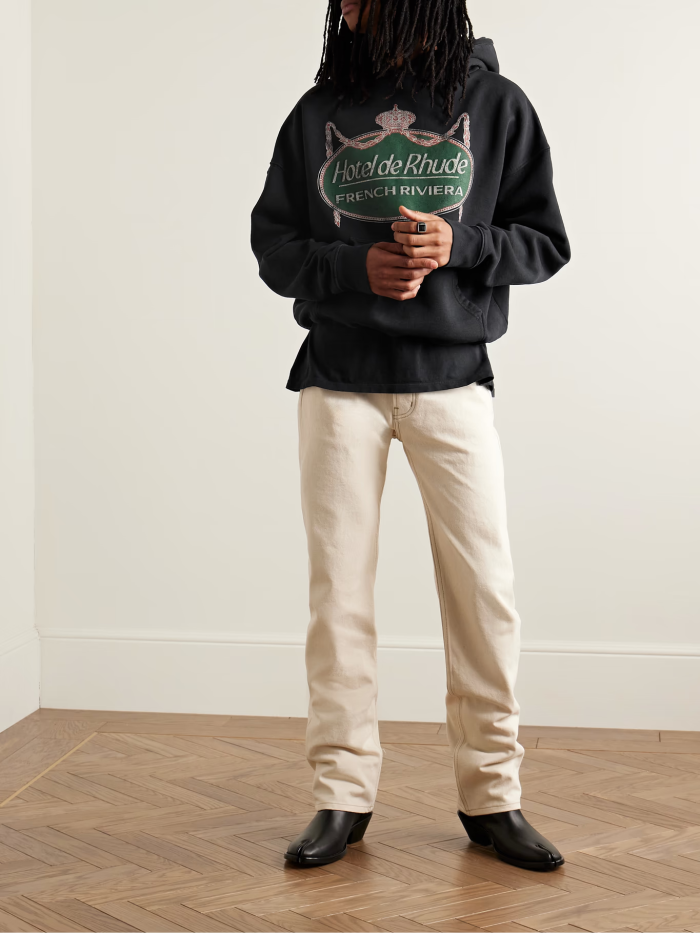 2025 New style 1.1 High-quality English logo printed hooded sweatshirt