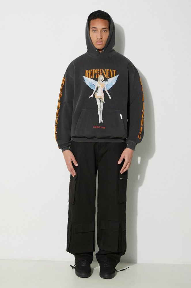 2025 New style 1.1 High-quality English logo printed hooded sweatshirt