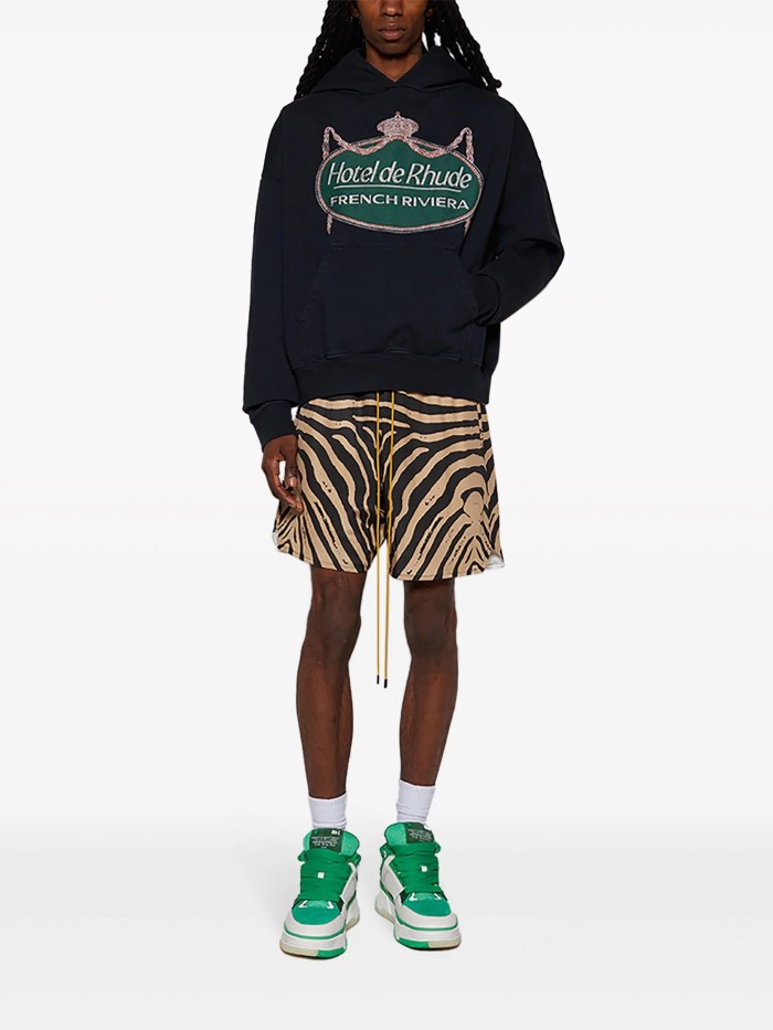 2025 New style 1.1 High-quality English logo printed hooded sweatshirt