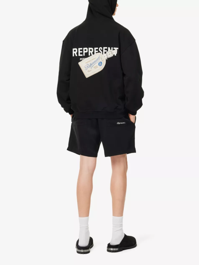2025 New style 1.1 High-quality English logo printed hooded sweatshirt