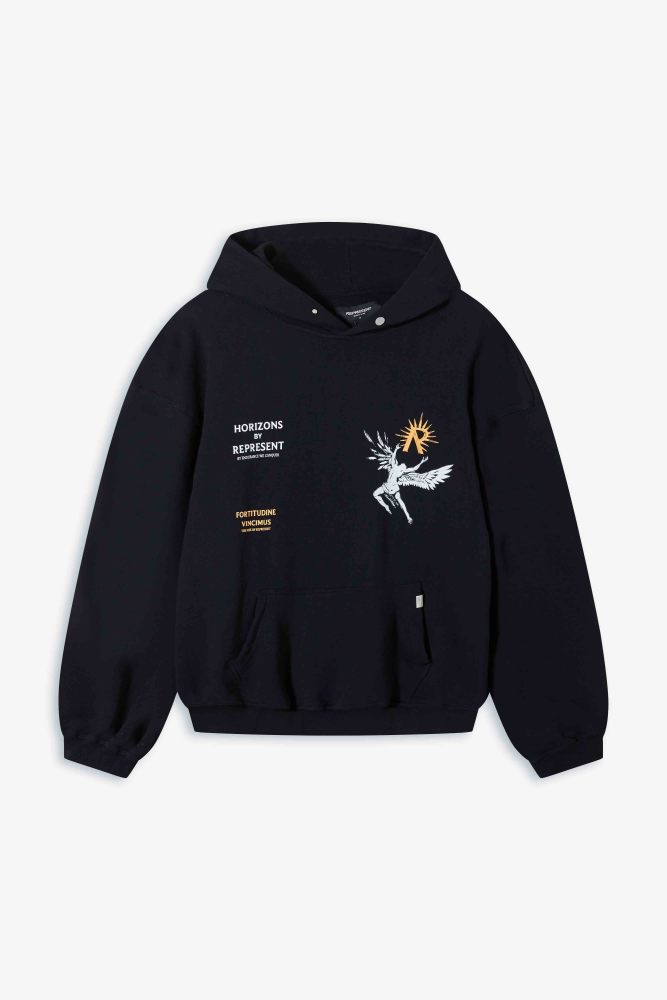 2025 New style 1.1 High-quality English logo printed hooded sweatshirt