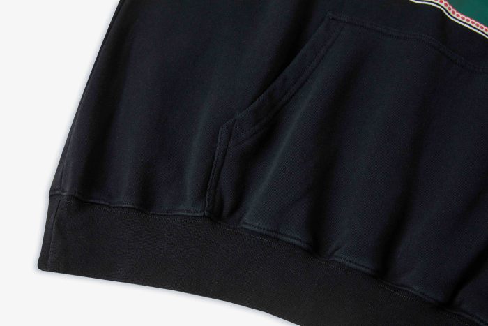 2025 New style 1.1 High-quality English logo printed hooded sweatshirt