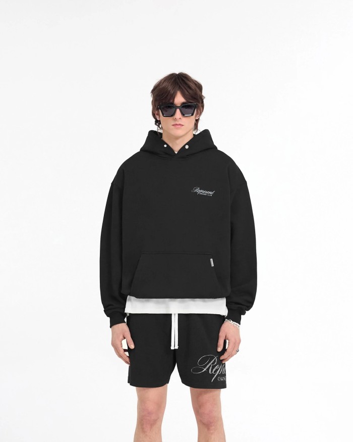 2025 New style 1.1 High-quality English logo printed hooded sweatshirt