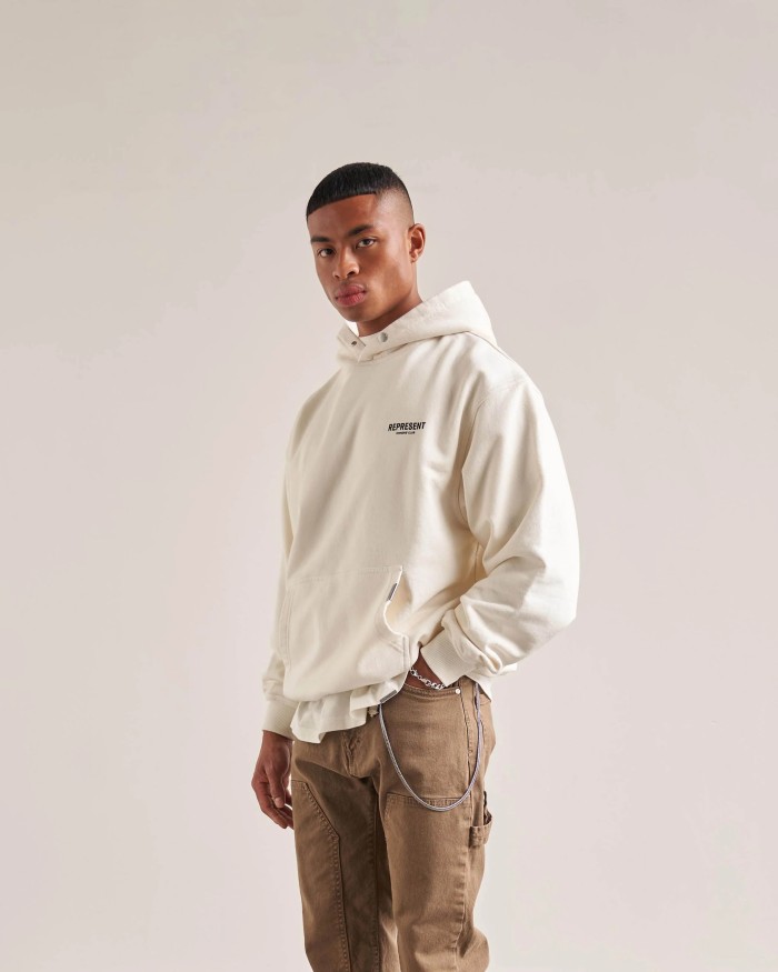 2025 New style 1.1 High-quality English logo printed hooded sweatshirt